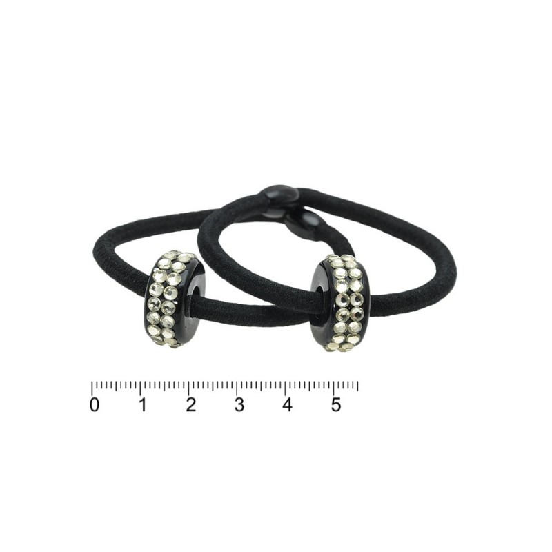 Набор резинок для волос со стразами (9466)