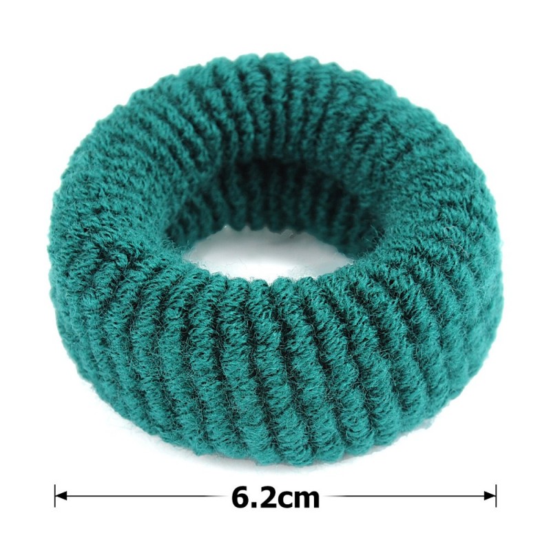 Набор больших махровых резинок для волос Калуш 6.2см (3099) темно-пастельный