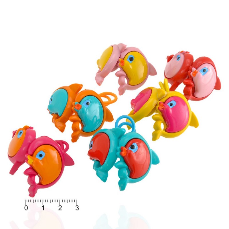 Набор детских резинок для волос с дельфином (3699)