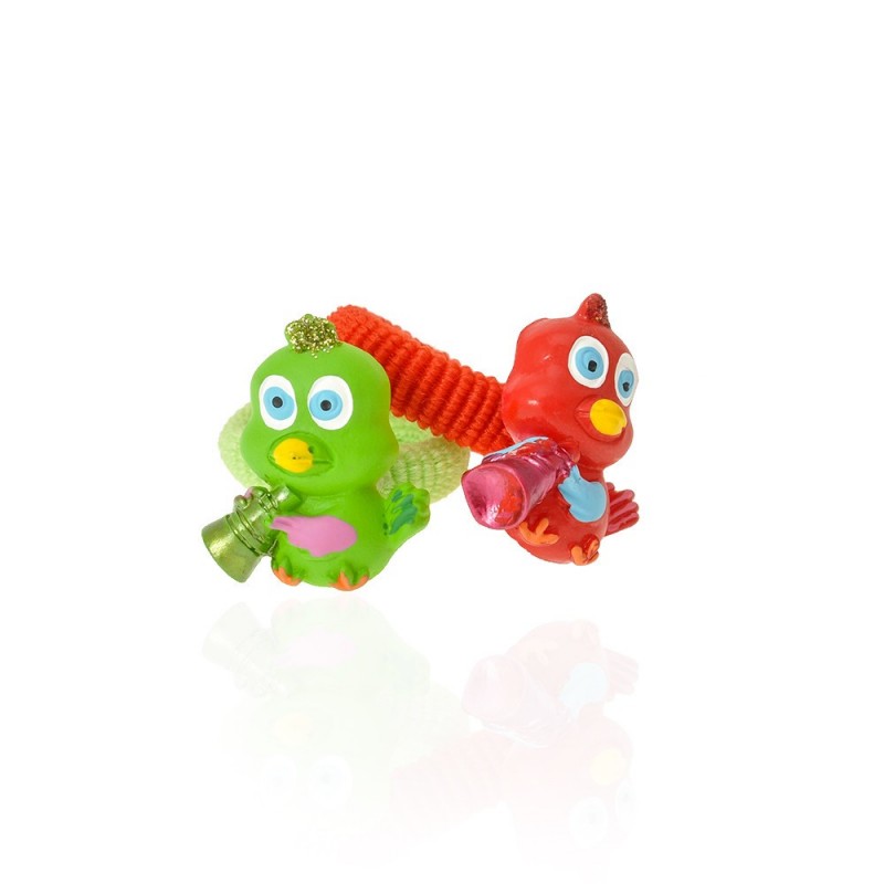 Набор детских резинок для волос Попугай (727)