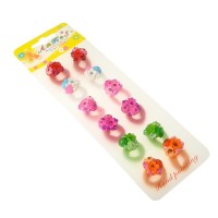 Набор детских резинок для волос Букет цветов (729)