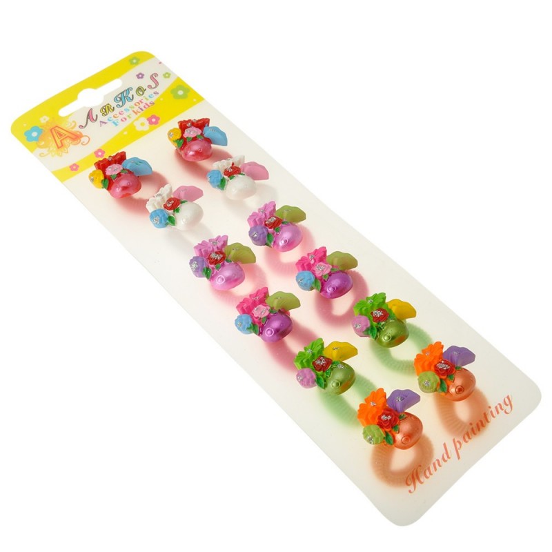 Набор детских резинок для волос Вазон (741)