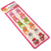 Набор детских резинок для волос Крокодил (800)