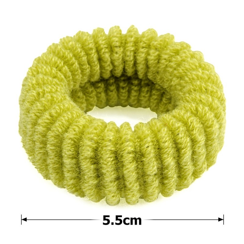 Набор больших махровых резинок для волос Калуш 5.5см (8166) пастельный