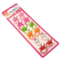 Набор детских резинок для волос Мишка (818)