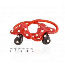 Набор детских тонких резинок для волос Гриб (826)