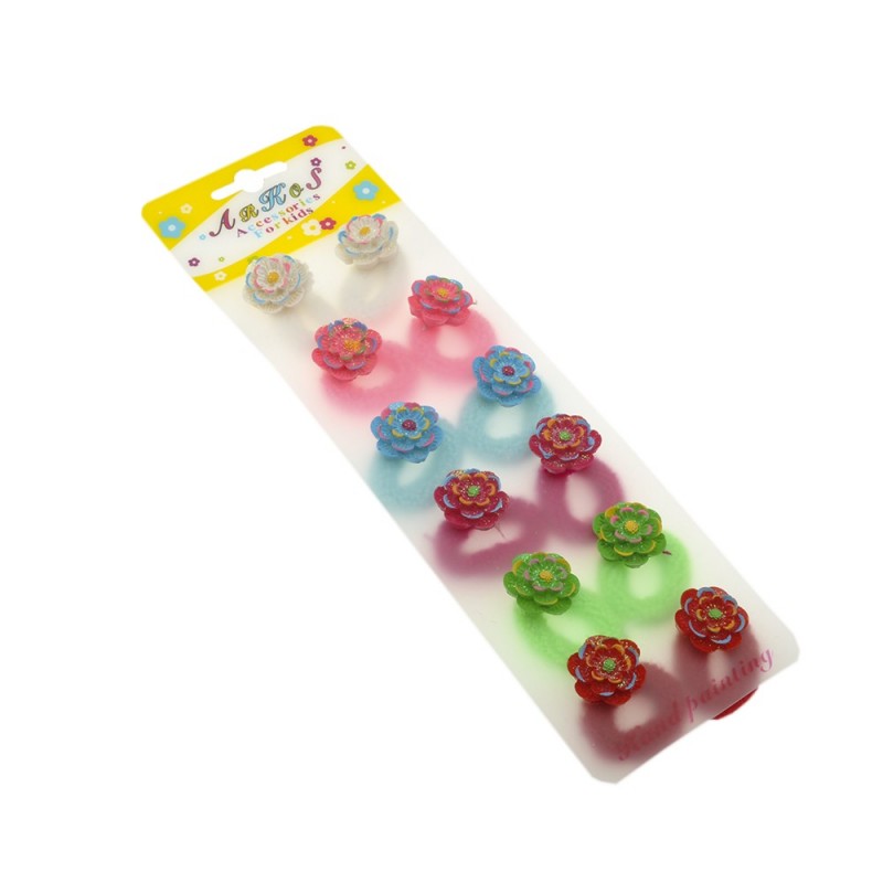 Набор детских резинок для волос Цветок (840)