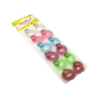 Набор детских резинок для волос Клубника (844)