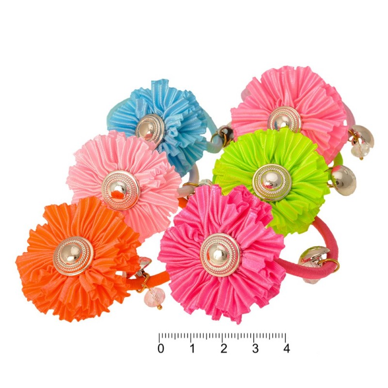 Набор детских резинок для волос с бантиком (8980)