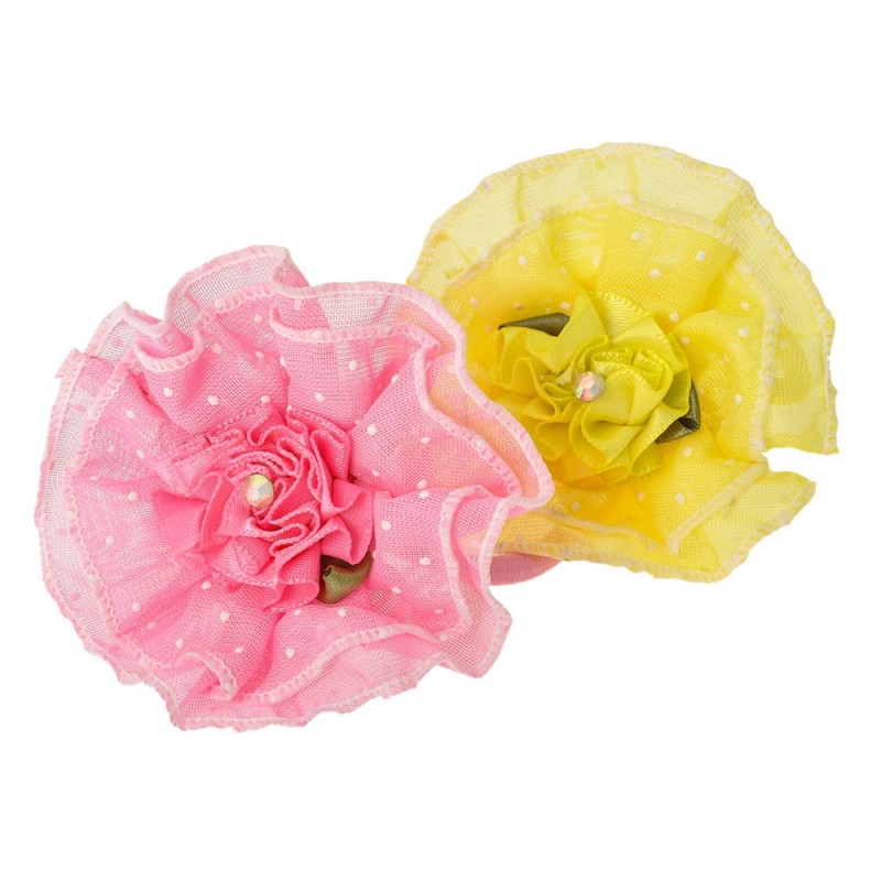 Набор детских резинок для волос с бантиком (8983)