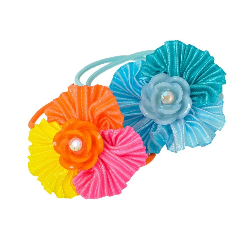 Набор детских резинок для волос с бантиком (9798)