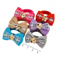 Набор детских резинок для волос с бантиком (9812)