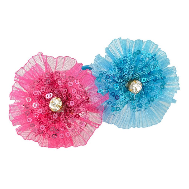 Набор детских резинок для волос с бантиком (9818)