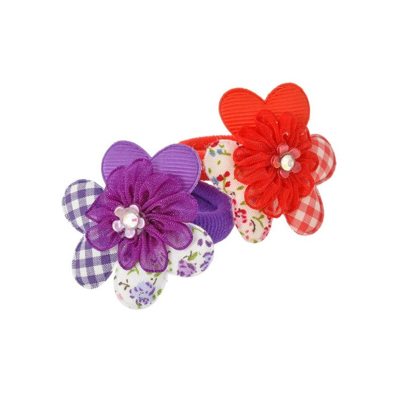 Набор детских резинок для волос с бантиком (9822)