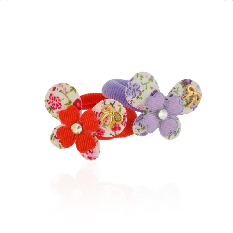 Набор детских резинок для волос с бантиком (9824)