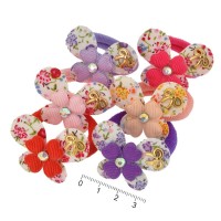 Набор детских резинок для волос с бантиком (9824)