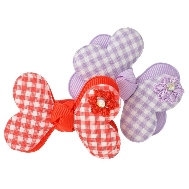 Набор детских резинок для волос с бантиком (9825)