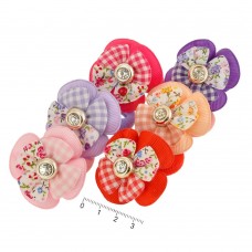 Набор детских резинок для волос с бантиком (9826)