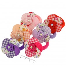 Набор детских резинок для волос с бантиком (9827)