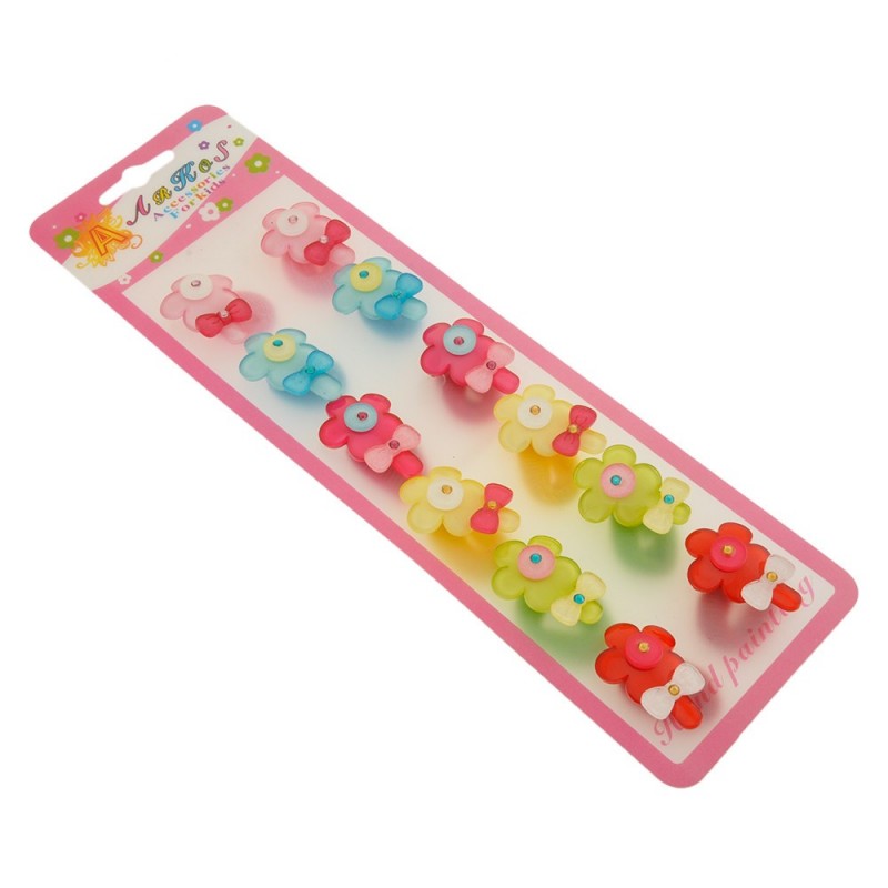 Набор детских резинок для волос Цветок (999)