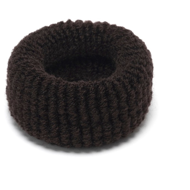 Набор больших махровых резинок для волос Калуш 6.2см (28288) коричневый