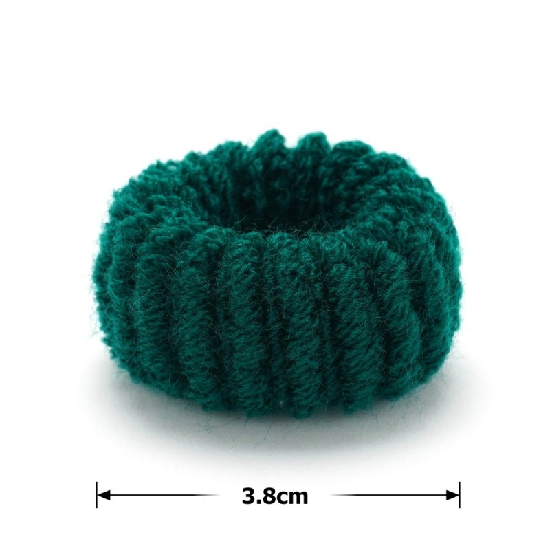 Набор больших махровых резинок для волос Калуш 3.8см (9843) темно-пастельный