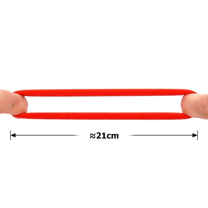 Набор резинок для волос из микрофибры (40-13583) в коробочке, цветная