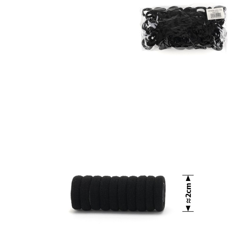 Набор  для волос из микрофибры (10-14267) черный