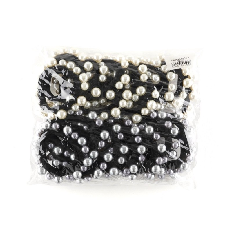 Набор резинок для волос из микрофибры с бусинами (14929)