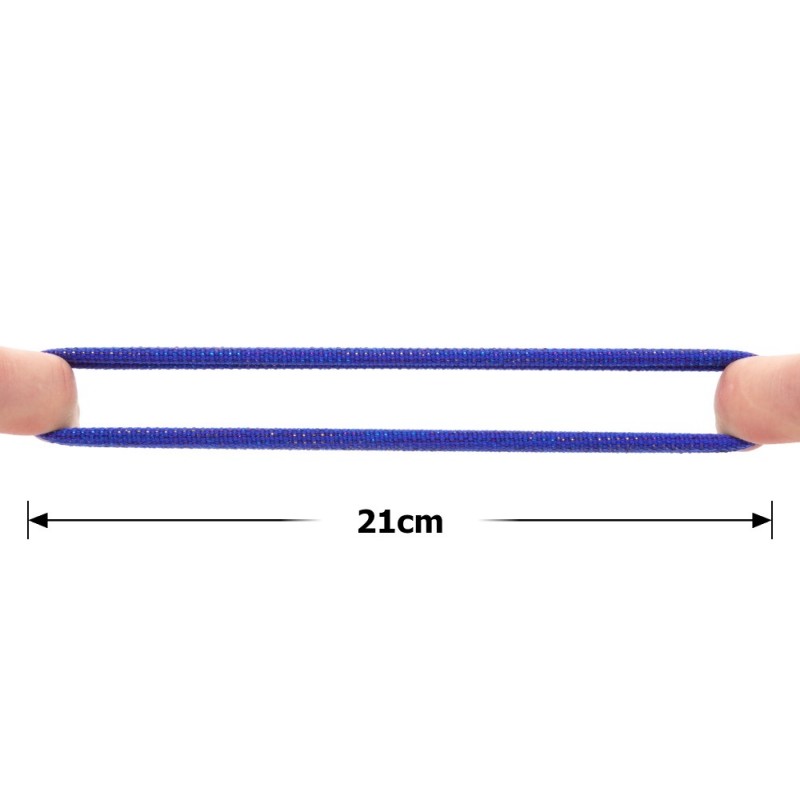 Набор резинок для волос из микрофибры с люрексом 6см (15175)