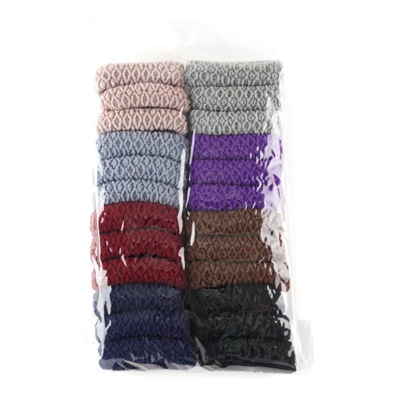 Набор резинок для волос из микрофибры (15-15404)