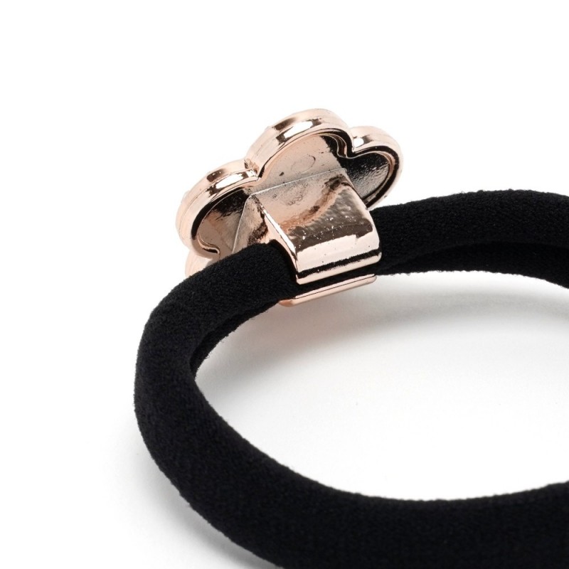 Резинка для волос микрофибра с украшением (25557) вариант 04