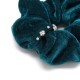 Резинка для волос велюровая со стразами (25340) вариант 08
