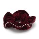 Резинка для волос велюровая со стразами (25391) вариант 04