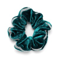 Резинка для волос велюровая со стразами (25393) вариант 06