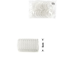 Набор резинок-пружинок для волос 5см прозрачный глянцевый (11953) invisibobble