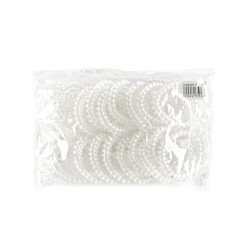 Набор резинок-пружинок для волос 5см прозрачный глянцевый (11953) invisibobble