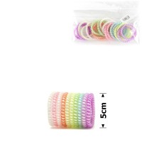 Набор тонких матовых резинок-пружинок для волос 5см (14904) invisibobble