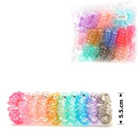 Набор крупных резинок-пружинок для волос 5.5см (15165) invisibobble