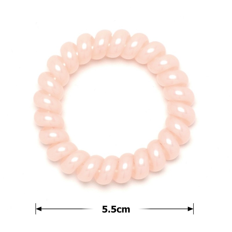 Набор резинок-пружинок для волос 5.5см перламутровый (15278) invisibobble