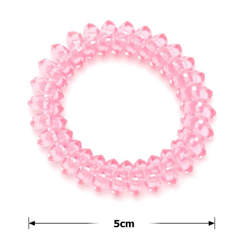 Набор резинок-пружинок для волос 5см глянцевый прозрачный (15361) invisibobble