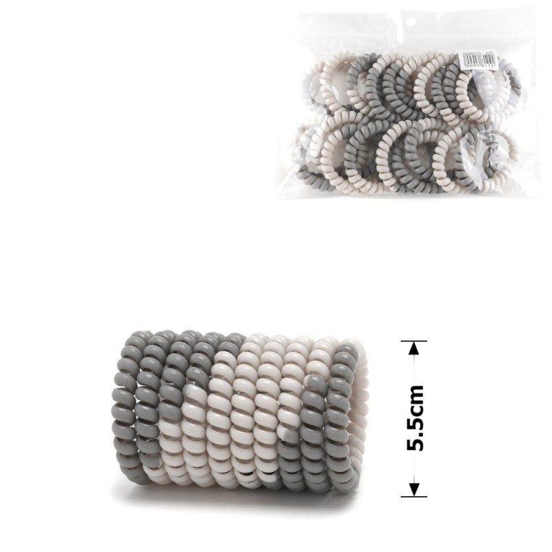 Набор резинок-пружинок для волос 5.5см глянцевый (26235) invisibobble