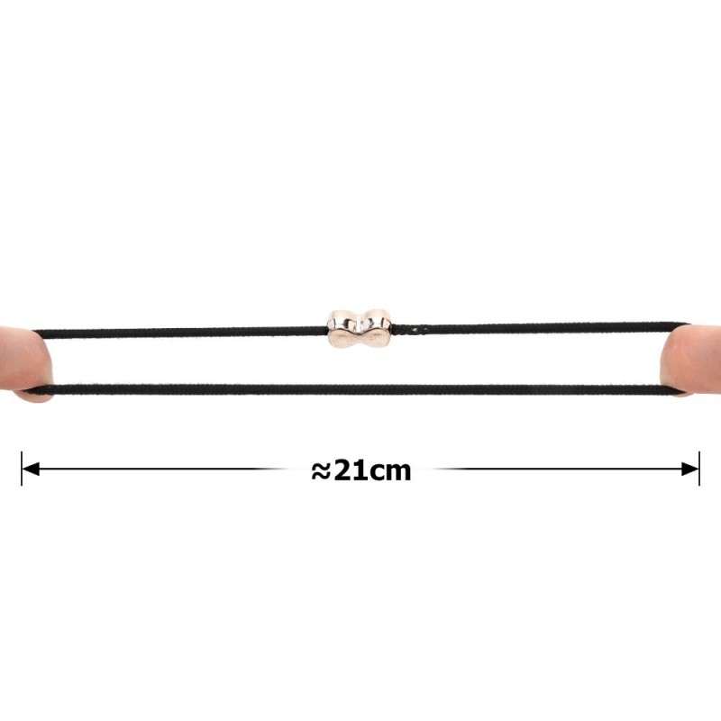 Набор резинок для волос с бантиком со стразами (11708)