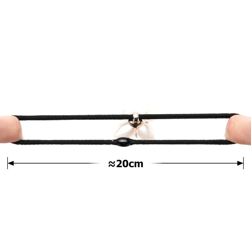 Набор резинок для волос с цветками (12183)