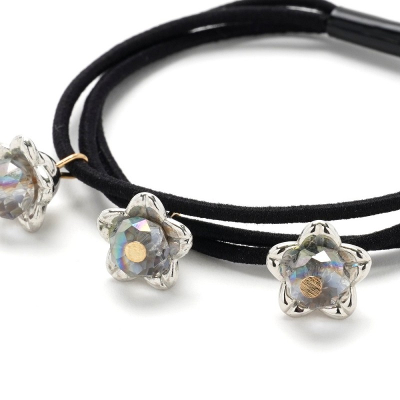 Набор резинок для волос с цветками (14763)