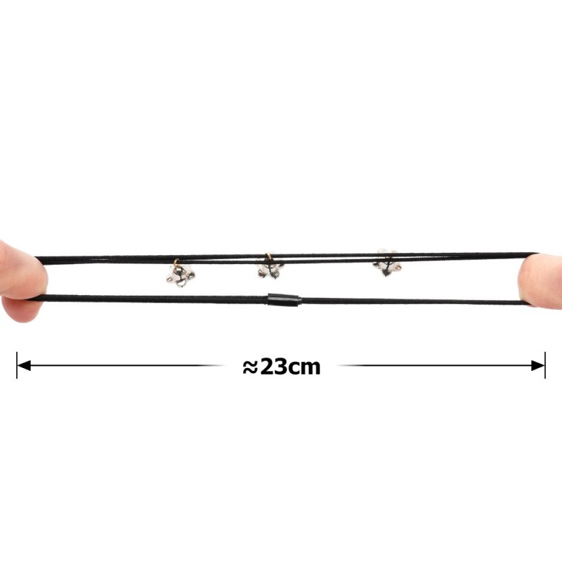 Набор резинок для волос с цветками (14763)