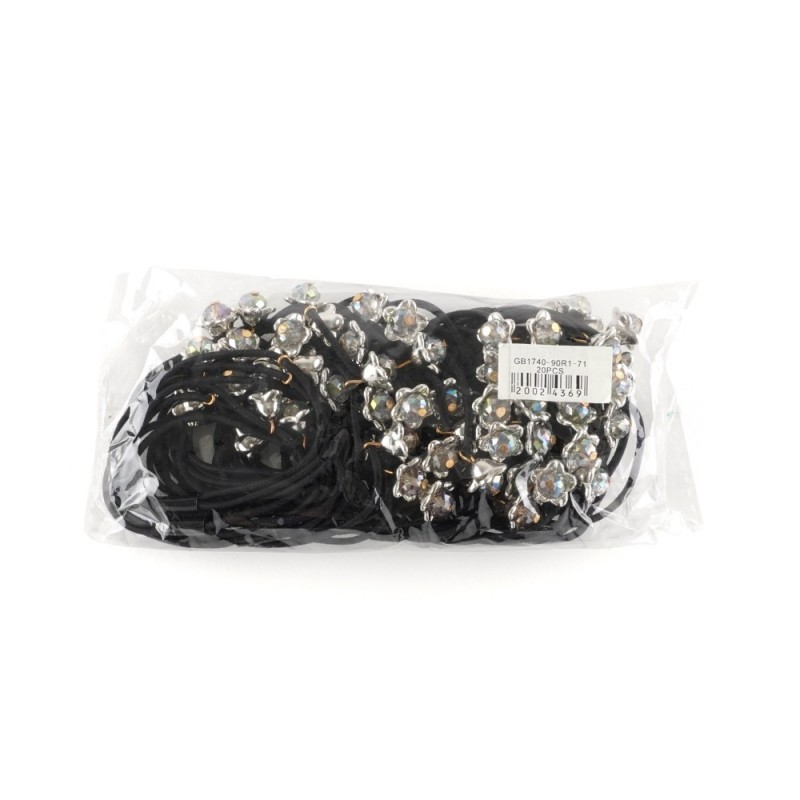 Набор резинок для волос с цветками (14763)