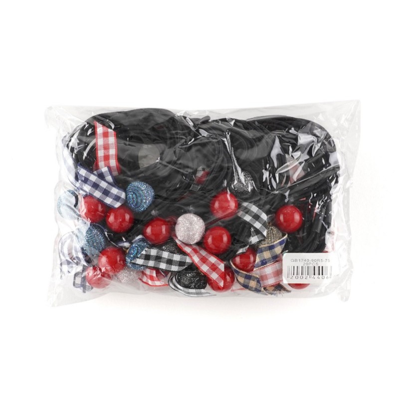 Набор резинок для волос с лентой (14765)