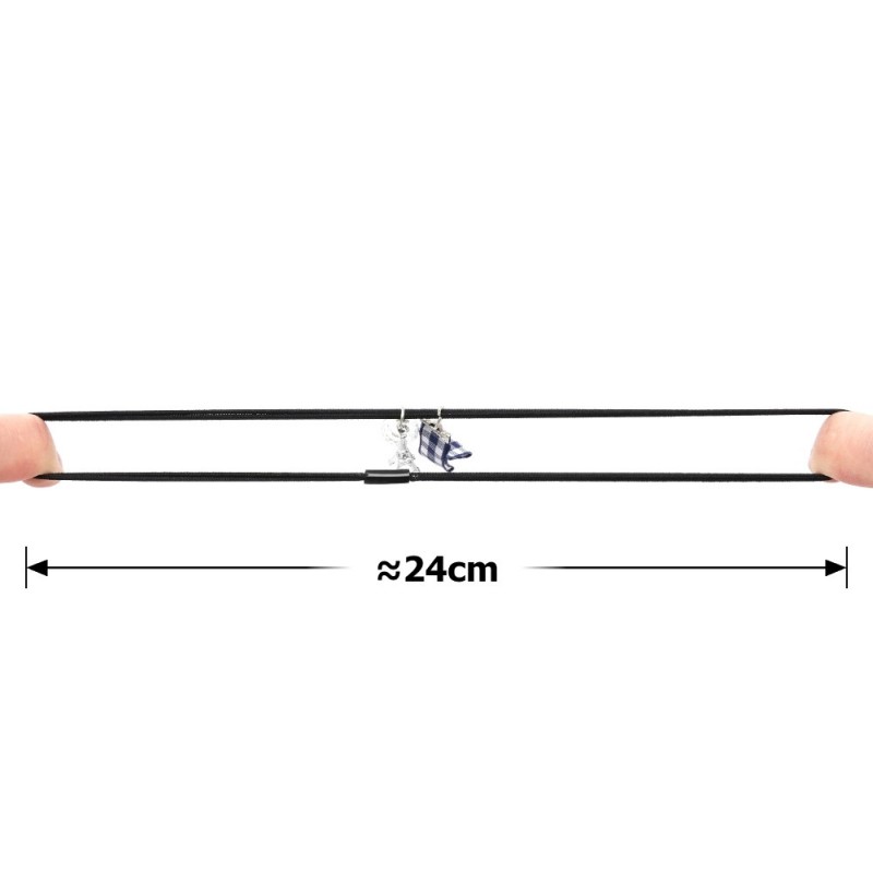 Набор резинок для волос с лентой (14813)