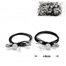 Набор резинок для волос с шамбалой и камушками (14815)